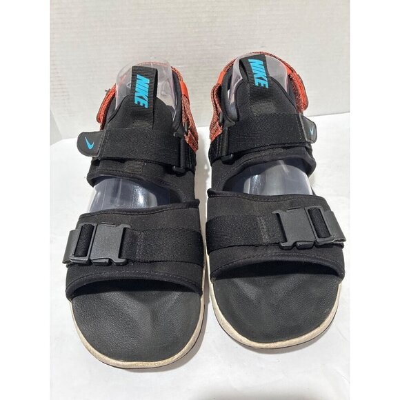 Nike Men’s Canyon Sandal Black Orange Turf Chlorine Blue Sz 12 CW9704-007 main image 4